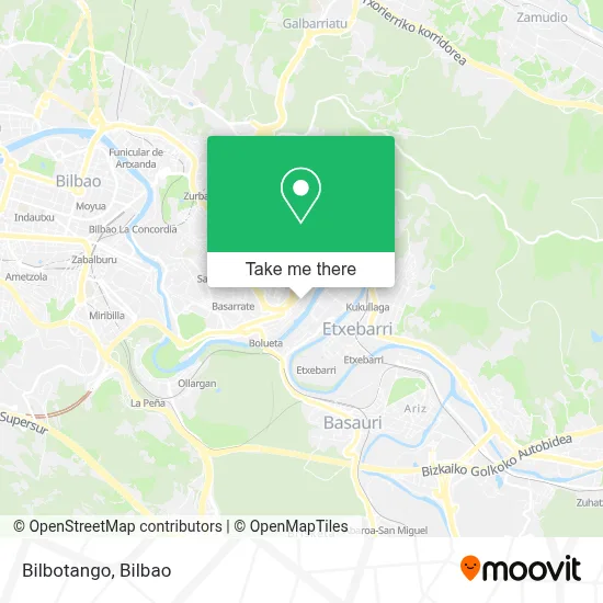 Bilbotango map