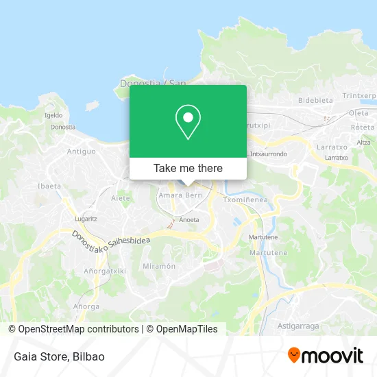 Gaia Store map