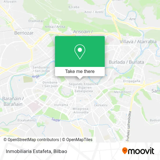 Inmobiliaria Estafeta map