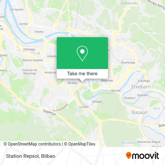 Station Repsol map