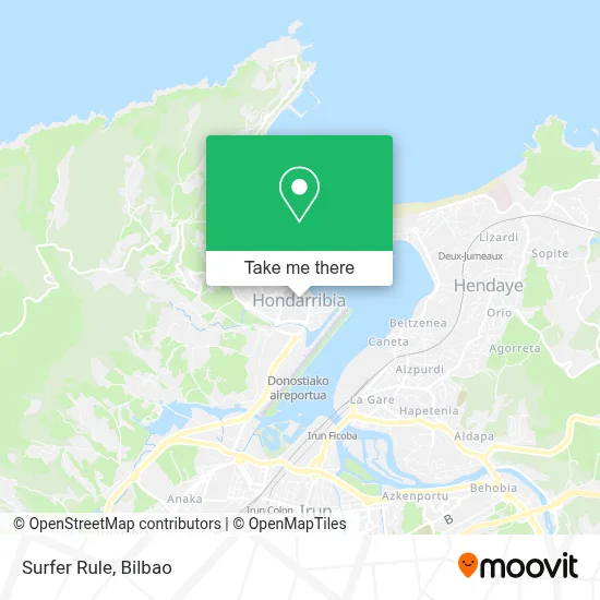 Surfer Rule map