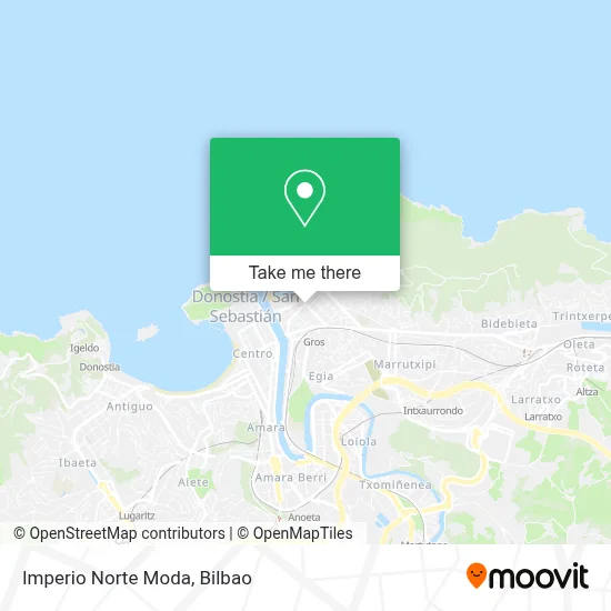 Imperio Norte Moda map
