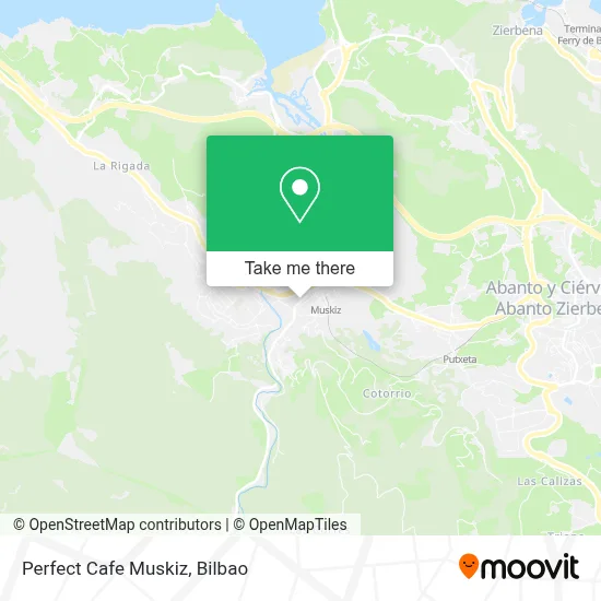 Perfect Cafe Muskiz map