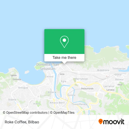 Roke Coffee map