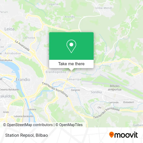 Station Repsol map