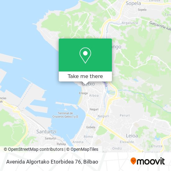 Avenida Algortako Etorbidea 76 map