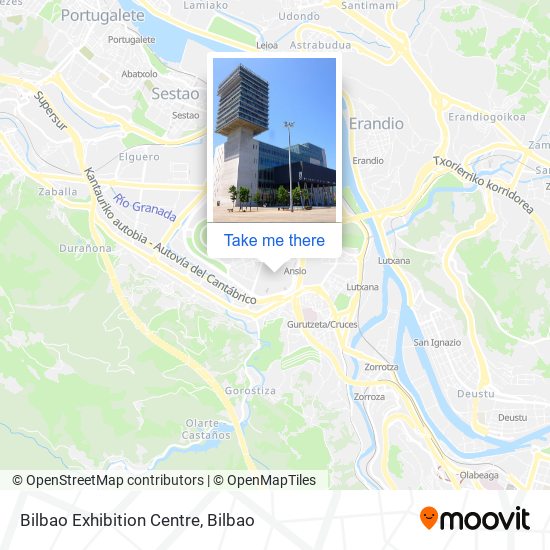 Bilbao Exhibition Centre map