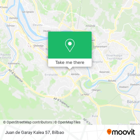mapa Juan de Garay Kalea 57