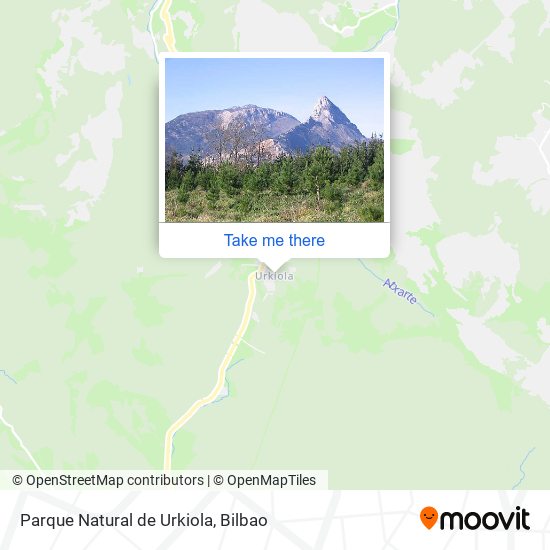 Parque Natural de Urkiola map