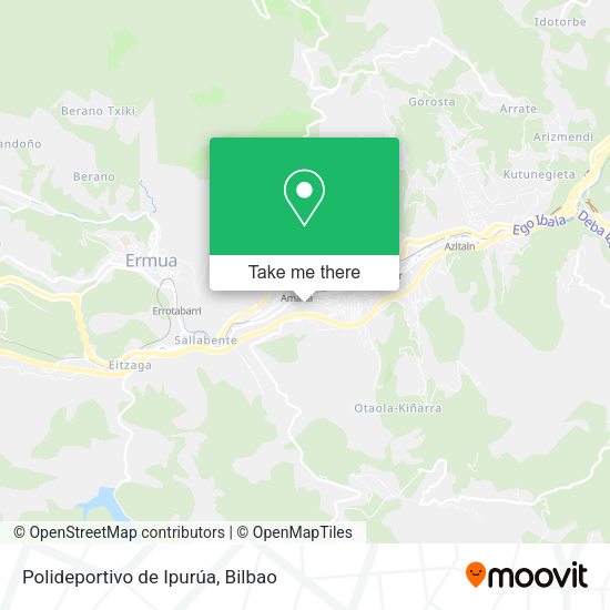 Polideportivo de Ipurúa map