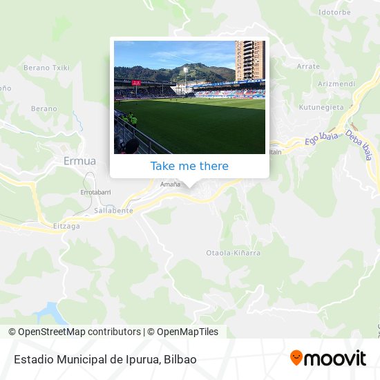 Estadio Municipal de Ipurua map