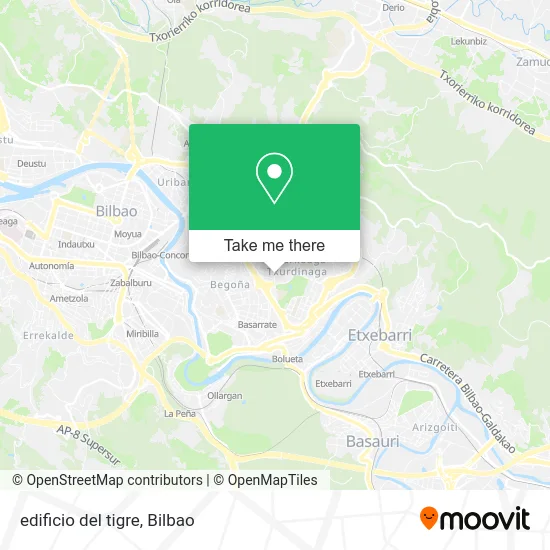 edificio del tigre map