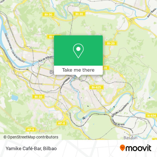 Yamike Café-Bar map
