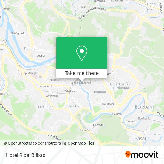 Hotel Ripa map