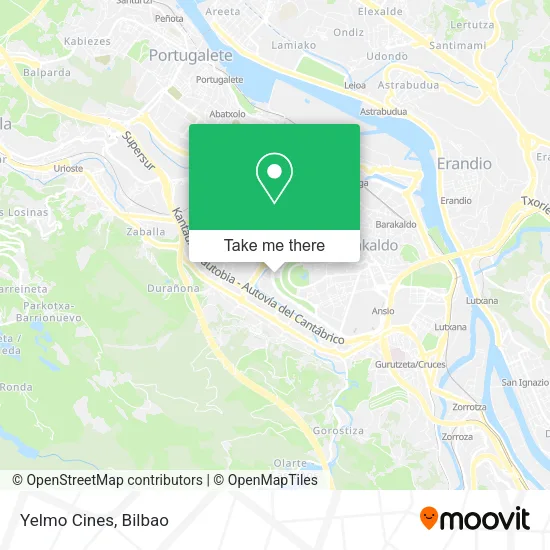 Yelmo Cines map