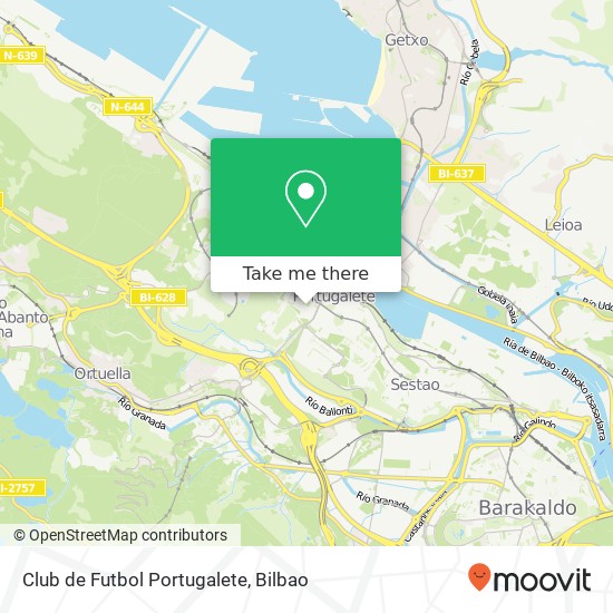 Club de Futbol Portugalete map