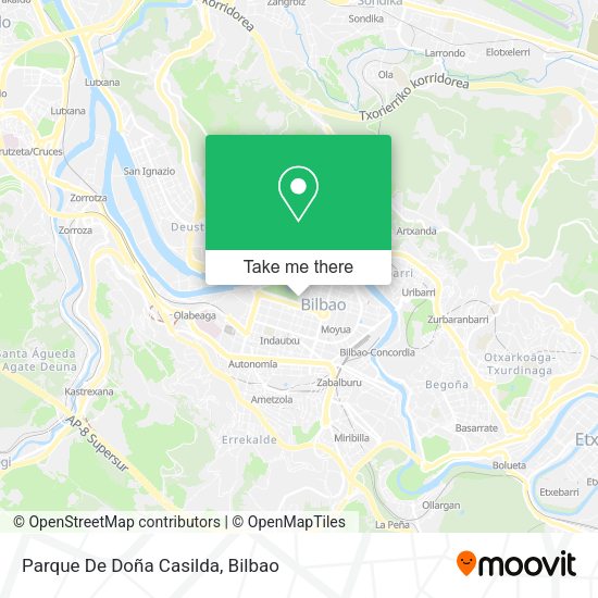 Parque De Doña Casilda map