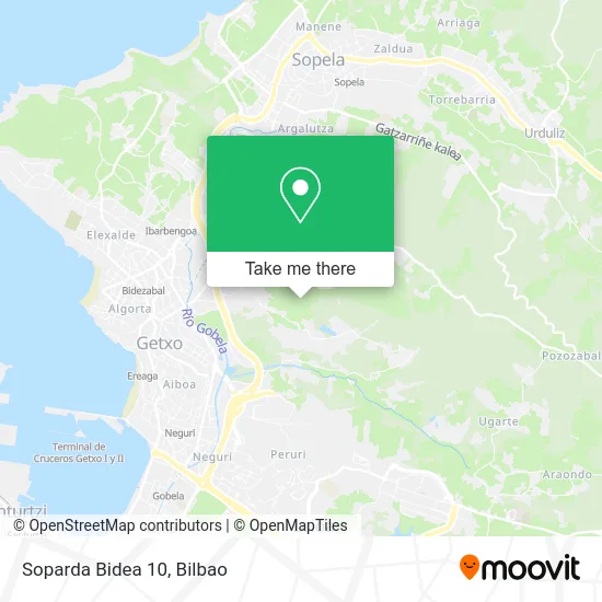 Soparda Bidea 10 map