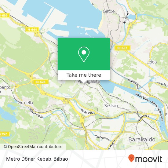 Metro Döner Kebab map
