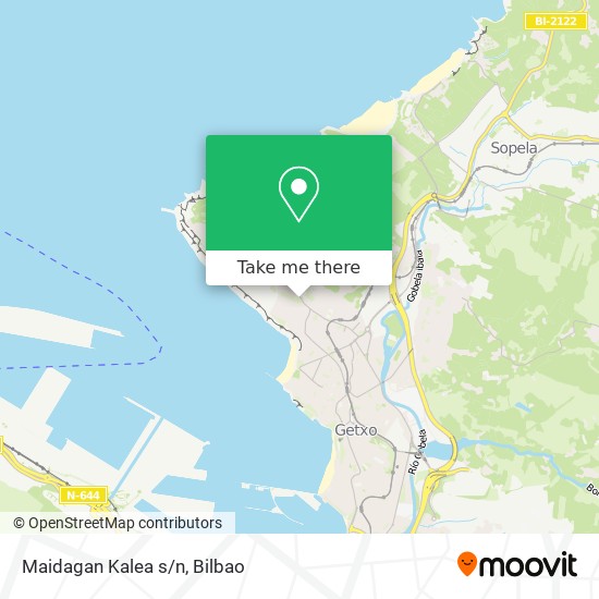 mapa Maidagan Kalea s/n