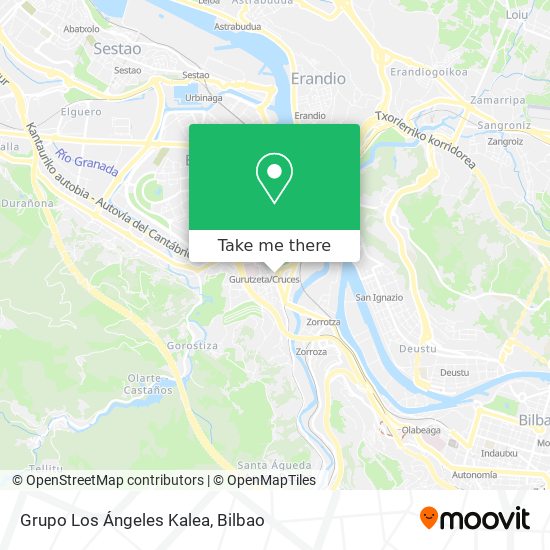 Grupo Los Ángeles Kalea map