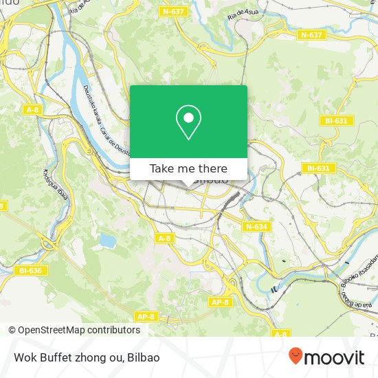 Wok Buffet zhong ou map