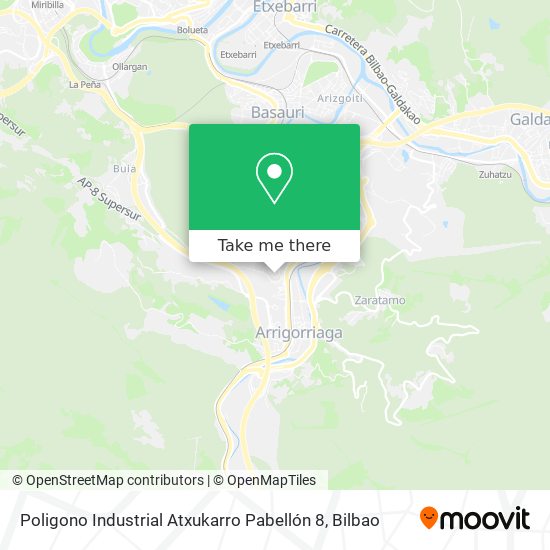 Poligono Industrial Atxukarro Pabellón 8 map