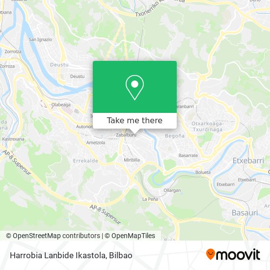 Harrobia Lanbide Ikastola map