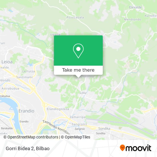 Gorri Bidea 2 map