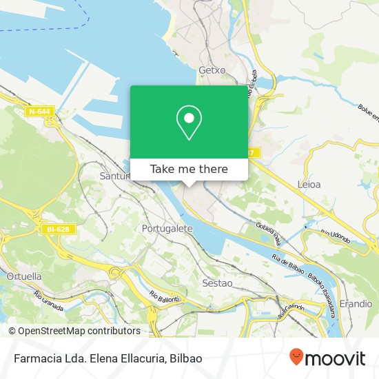 Farmacia Lda. Elena Ellacuria map