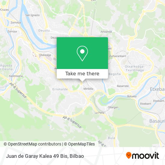 Juan de Garay Kalea 49 Bis map