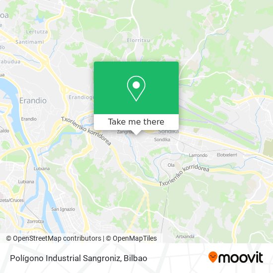Polígono Industrial Sangroniz map