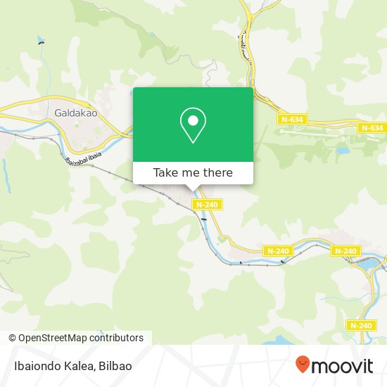Ibaiondo Kalea map
