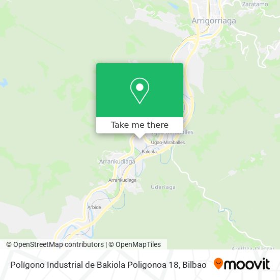 mapa Polígono Industrial de Bakiola Poligonoa 18