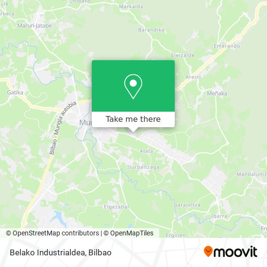 mapa Belako Industrialdea