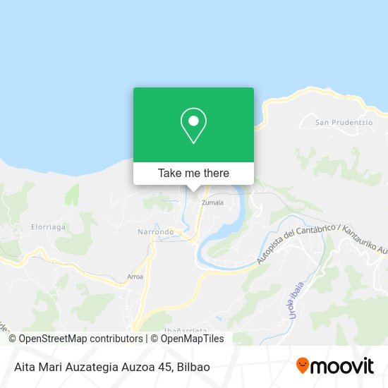 Aita Mari Auzategia Auzoa 45 map