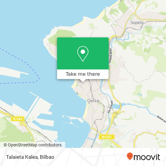 Talaieta Kalea map