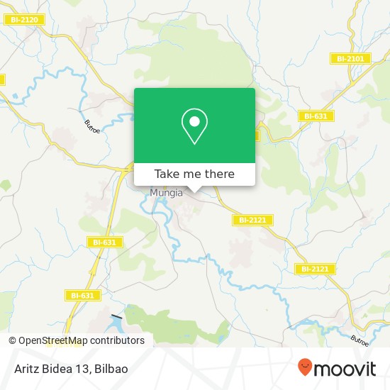 Aritz Bidea 13 map