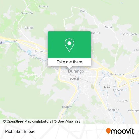 Bar Pichi map