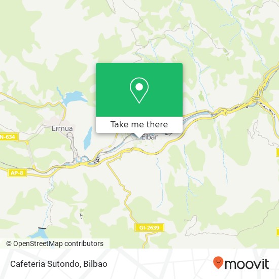 Cafeteria Sutondo, Calle Isasi, 31 20600 Eibar map