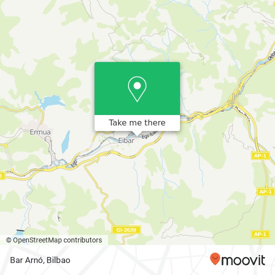 Bar Arnó, Bidebarrieta kalea 20600 Eibar map