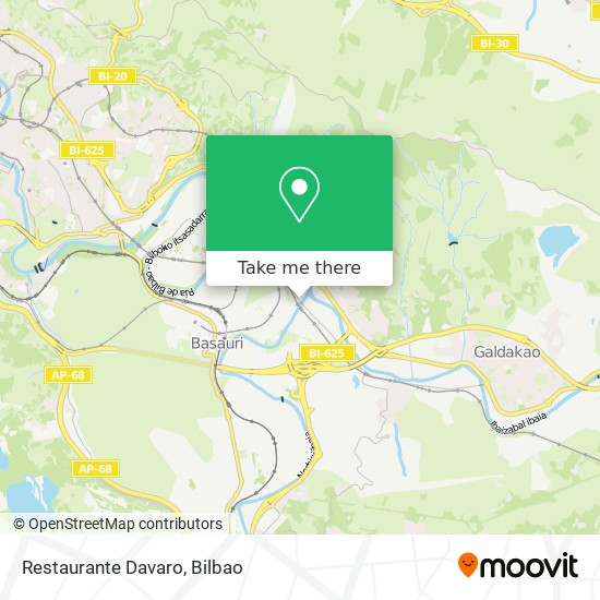 mapa Restaurante Davaro