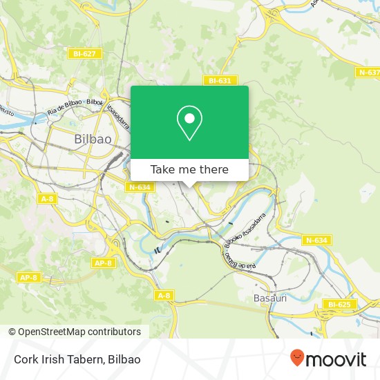 Cork Irish Tabern, Iturriaga kalea, 96 48004 Santutxu Bilbo map