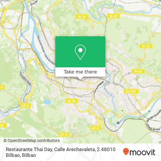 Restaurante Thai Day, Calle Arechavaleta, 2 48010 Bilbao map