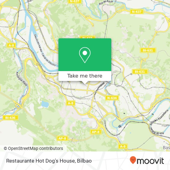 Restaurante Hot Dog's House, Alameda San Mamés, 34 48010 Bilbao map