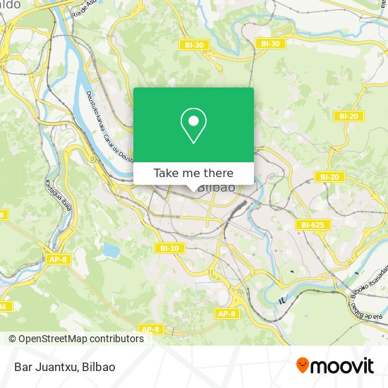 Bar Juantxu map