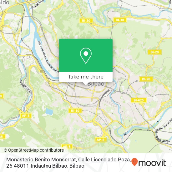 Monasterio Benito Monserrat, Calle Licenciado Poza, 26 48011 Indautxu Bilbao map