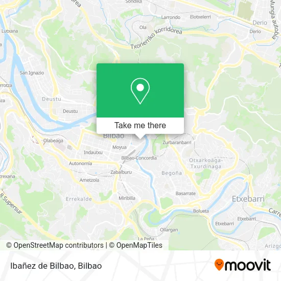 Ibañez de Bilbao map