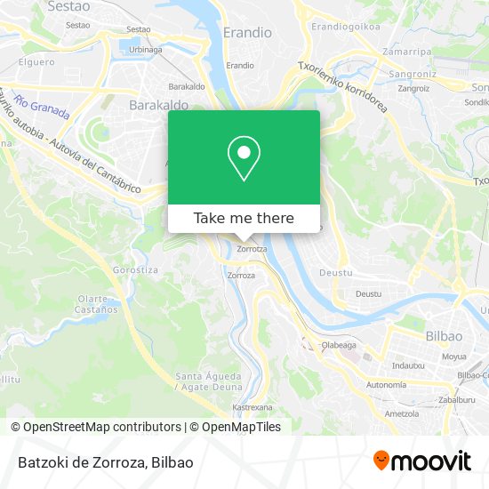 mapa Batzoki de Zorroza