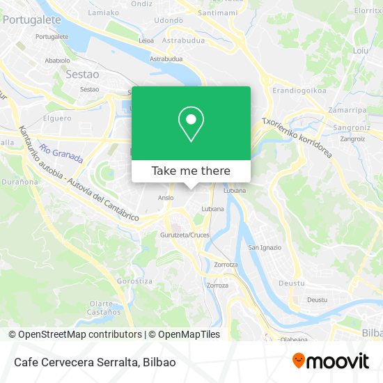 Cafe Cervecera Serralta map